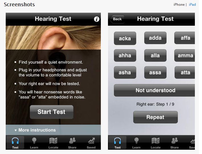 Siemens Hearing Test